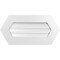 Ekena Millwork Half Round Surface Mount PVC Gable Vent: Functional, w/ 3-1/2"W x 1"P Standard Frame, 28"W x 14"H GVPHR28X1401SF - alternate 1